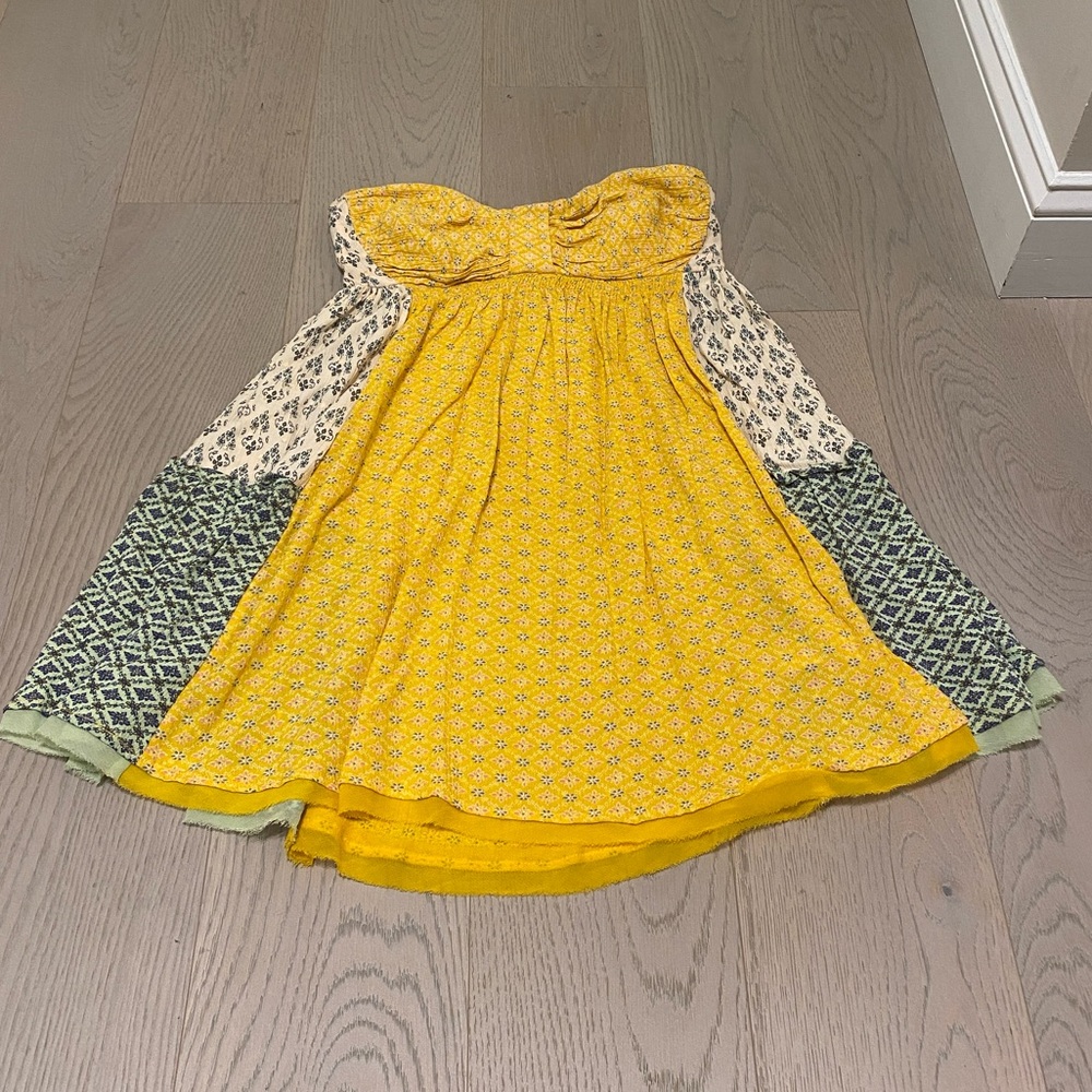 Free People strapless dress. size XS